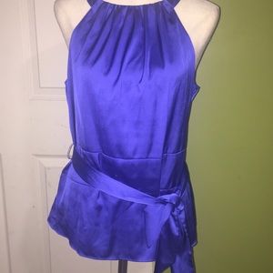 NWOT Ann Taylor blue top size 10